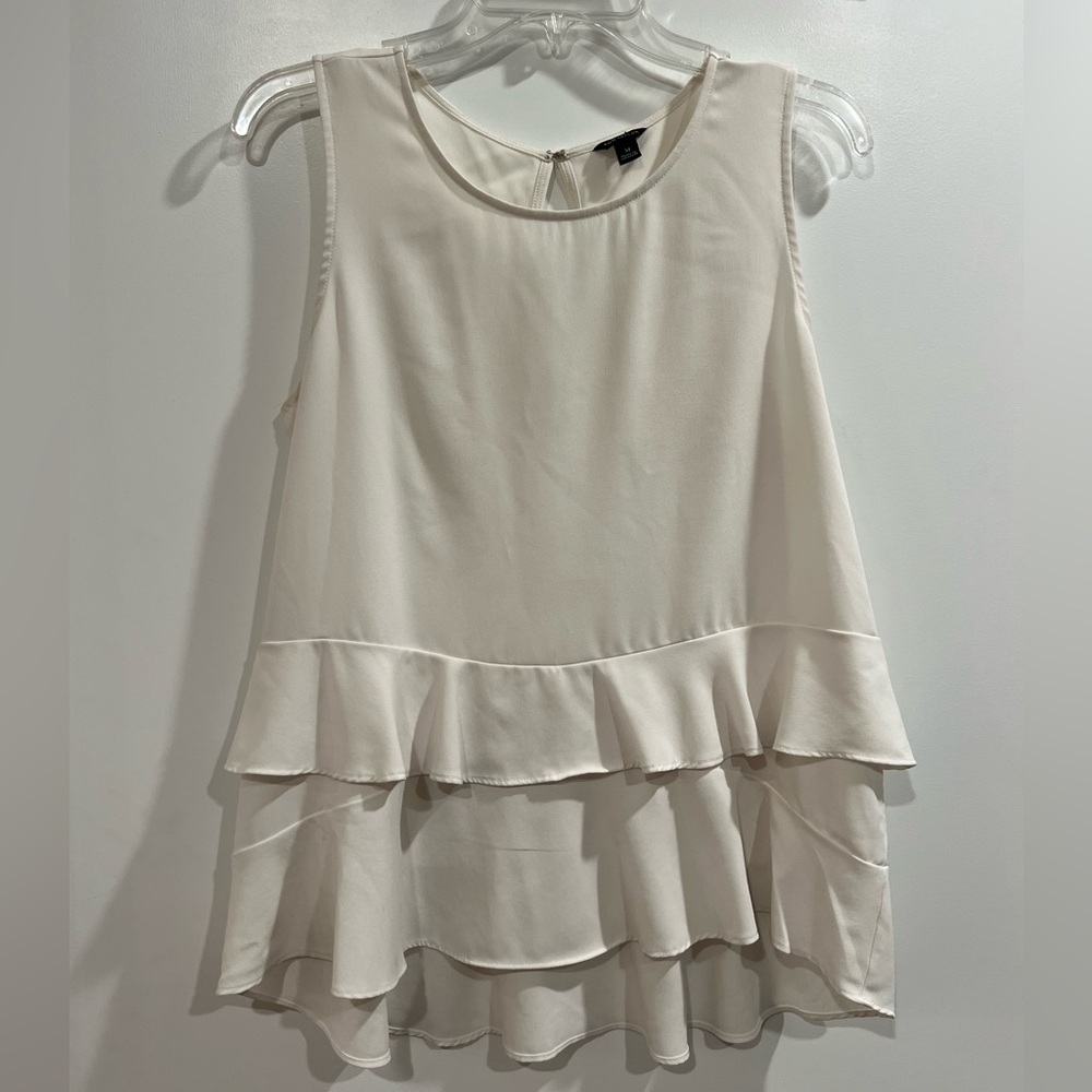 Ann Taylor Cream Blouse Tank Top
